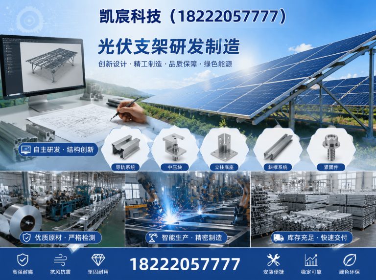 天津光伏支架展示图